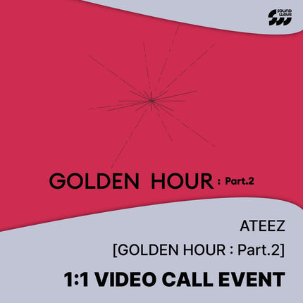 [11/24 1:1 VIDEO CALL by Sound-Wave] ATEEZ - GOLDEN HOUR: Part.2 (Standard ver.)