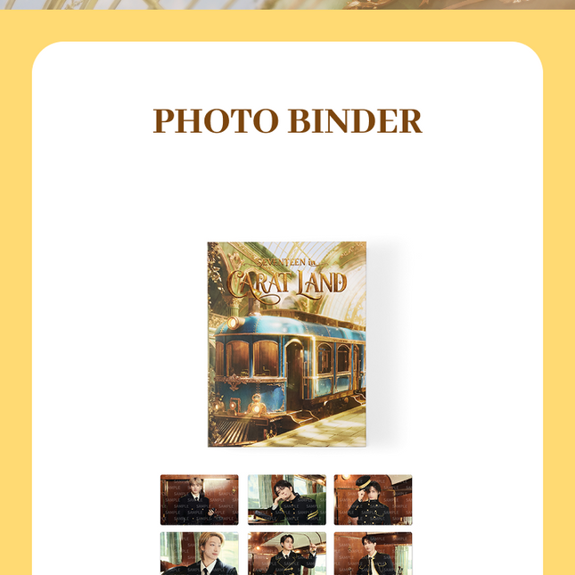 [Pre-order] SEVENTEEN - Photo Binder