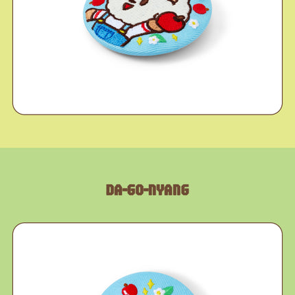 [POB] Embroidery Can Badge