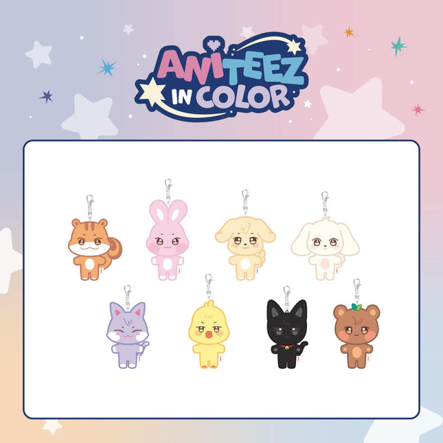 ATEEZ X ANITEEZ POP-UP STORE [ANITEEZ IN COLOR] MD 02. 애니티즈 인형 키링 (ANITEEZ PLUSH KEYRING)