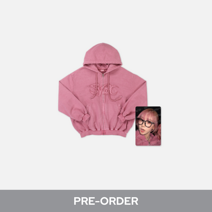 aespa - PINK HOODIE ZIP-UP SET / SYNK：PARALLEL LINE－ENCORE OFFICIAL MD