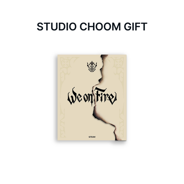 [POB] [STUDIO CHOOM GIFT] 3rd EP 『We on Fire』 LIMITED EDITION + STANDARD EDITION (SET)