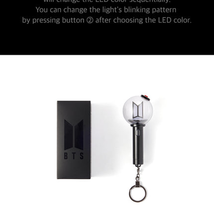 BTS - OFFICIAL LIGHT STICK KEYRING VER.4