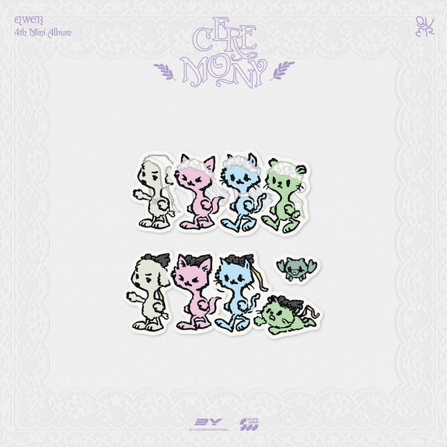 [Pre-order] QWER - REMOVABLE STICKER SET