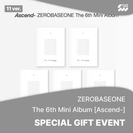 [Pre-order] ZEROBASEONE - Ascend- / 6th Mini Album (11 Ver.)