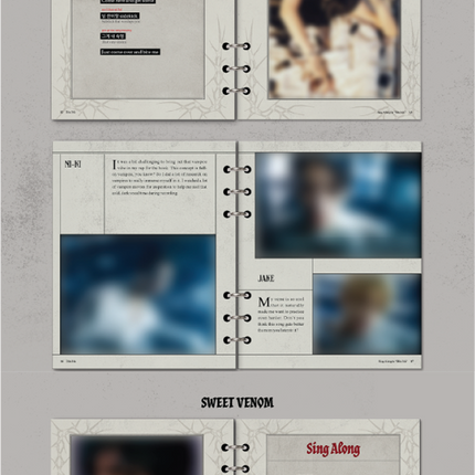 [Pre-order] ENHYPEN Lyrics Guide Binder Book