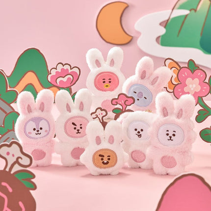 BT21 K-토끼 플랫 인형 키링