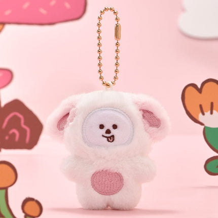 BT21 K-토끼 플랫 인형 키링