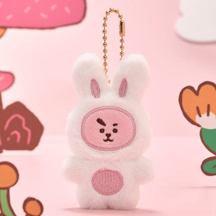 BT21 K-토끼 플랫 인형 키링