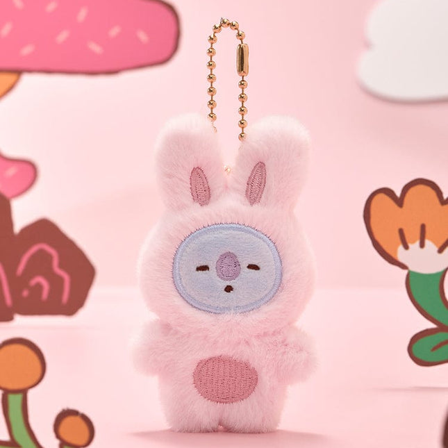 BT21 K-토끼 플랫 인형 키링