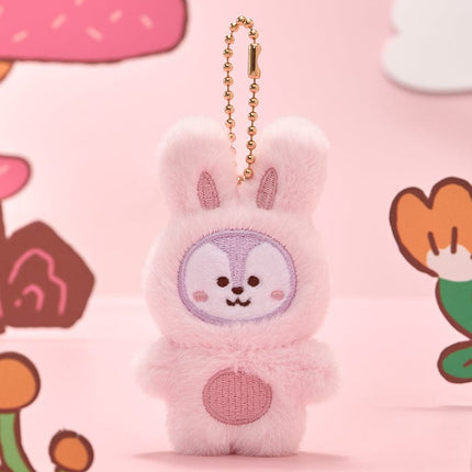 BT21 K-토끼 플랫 인형 키링