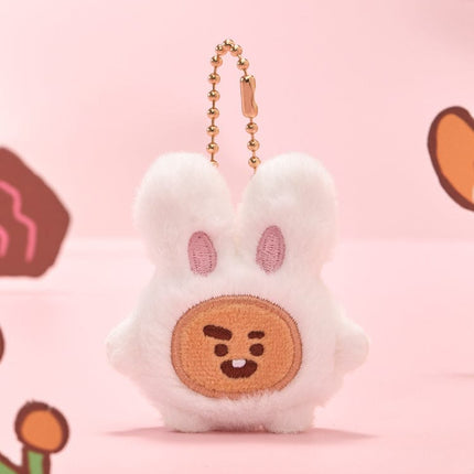 BT21 K-토끼 플랫 인형 키링