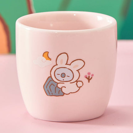 BT21 K-토끼 자기 미니 잔