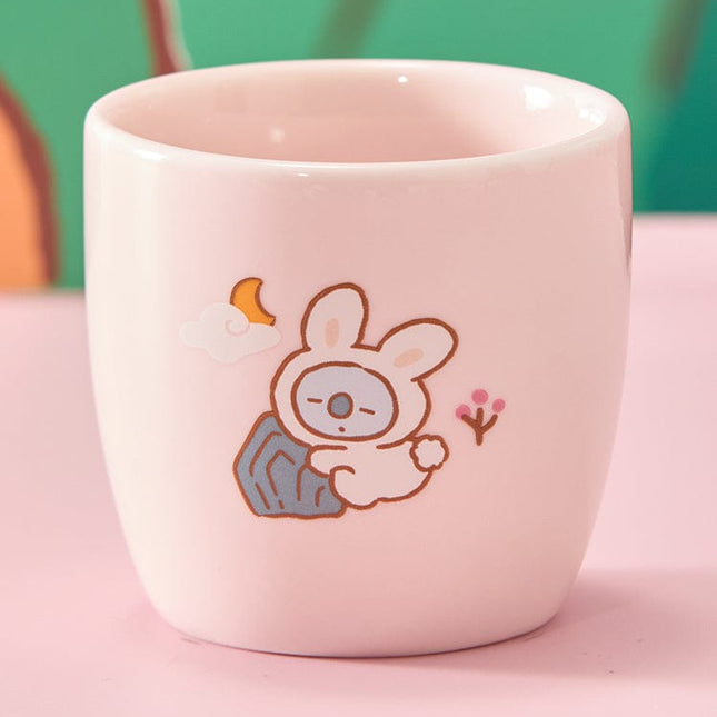 BT21 K-토끼 자기 미니 잔