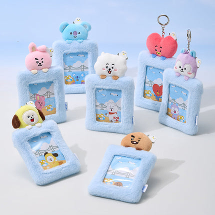 BT21 부산 인형 포토카드 홀더 키링