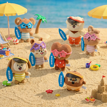 BT21 부산 바캉스 인형 키링