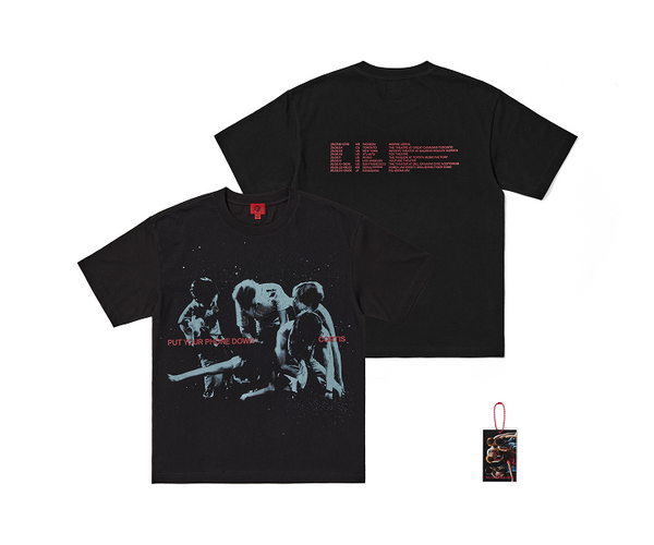 CORTIS ソウルコン　ツアー　グッズ　Tシャツ　WSサイズ ジェームス CORTIS - TOUR Routing T-Shirt (Black) 2026 CORTIS TOUR PUT YOUR