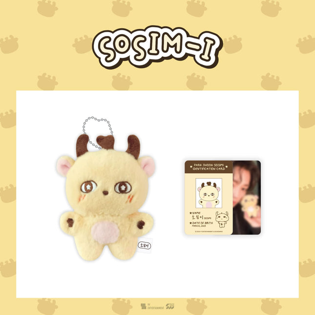 PARK JI HOON PLUSH DOLL KEYRING / OFFICIAL MD [SOSIM-I] - official K-pop merchandise