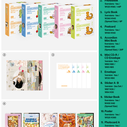 [POB] [LUCKY DRAW] ILLIT - MAMIHLAPINATAPAI / 4th Mini Album (PAW PAW ver.)