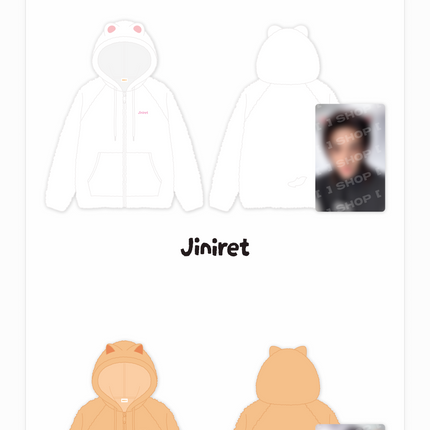 [Pre-order] Stray Kids - SKZOO FLEECE HOOD ZIP-UP - RUN IT