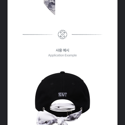 Stray Kids - BANDANA BALL CAP - RUN IT