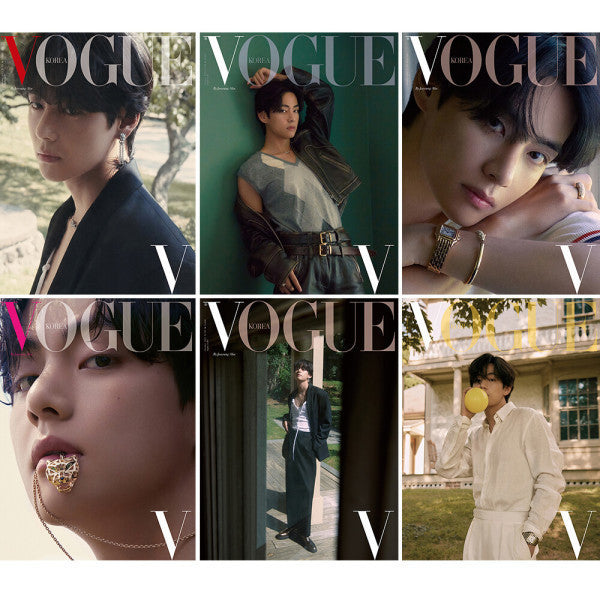 VOGUE 2022.10 featuring BTS-V - K-pop magazine cover
