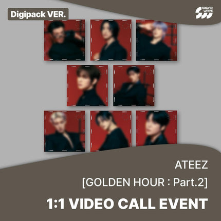 [01/31 1:1 VIDEO CALL by Sound-Wave] ATEEZ - GOLDEN HOUR: Part.2 (Digipack ver.)