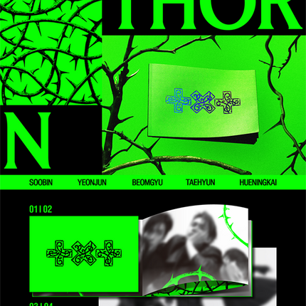 [LUCKY DRAW] TOMORROW X TOGETHER 7TH YEAR: A Moment of Stillness in the Thorns 8th Mini Album THORN Ver. - album packaging