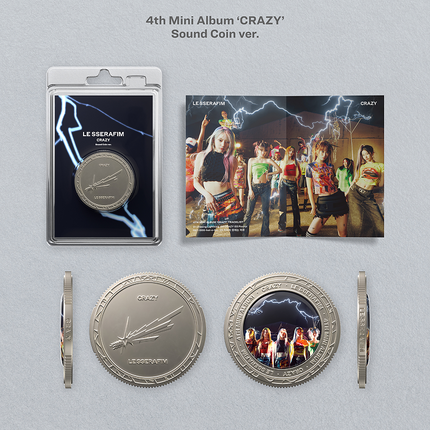 [POB] LE SSERAFIM - CRAZY / 4th Mini Album (Sound Coin ver.)