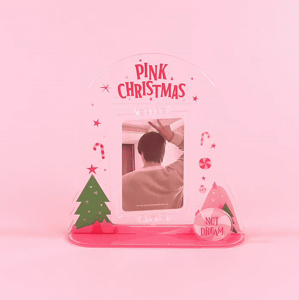 NCT DREAM 2023 PINK CHRISTMAS ACRYLIC TURNING STAND SET