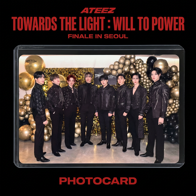 [PHOTOCARD] ATEEZ - 2025 ATEEZ WORLD TOUR [TOWARDS THE LIGHT : WILL TO POWER] FINALE IN SEOUL PLAYCODE