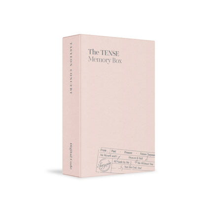 [POB] TAEYEON - CONCERT The TENSE Memory Box Digital Code
