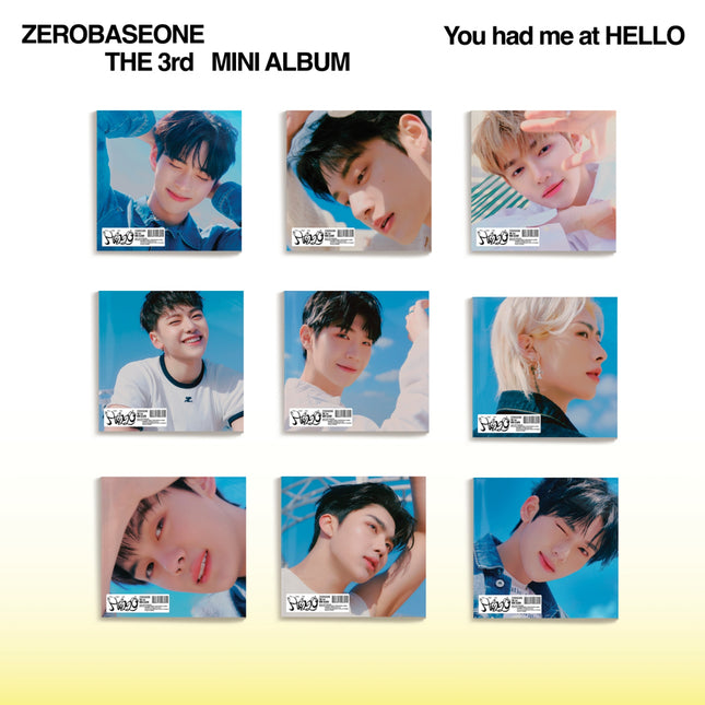 [Lucky Grab] ZEROBASEONE The 3rd Mini Album [You had me at HELLO] (DIGIPACK ver.) (Random)