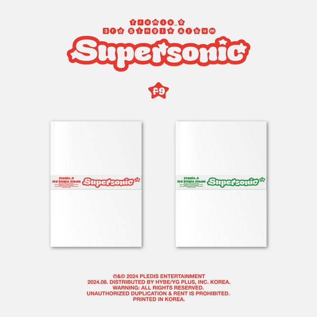[Aldi Price Match][RESTOCK] fromis_9 - Supersonic / 3rd Single Album (HEAT ver. / JUICY ver.) (Random)