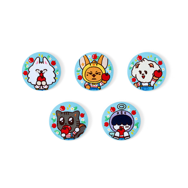 [POB] Embroidery Can Badge