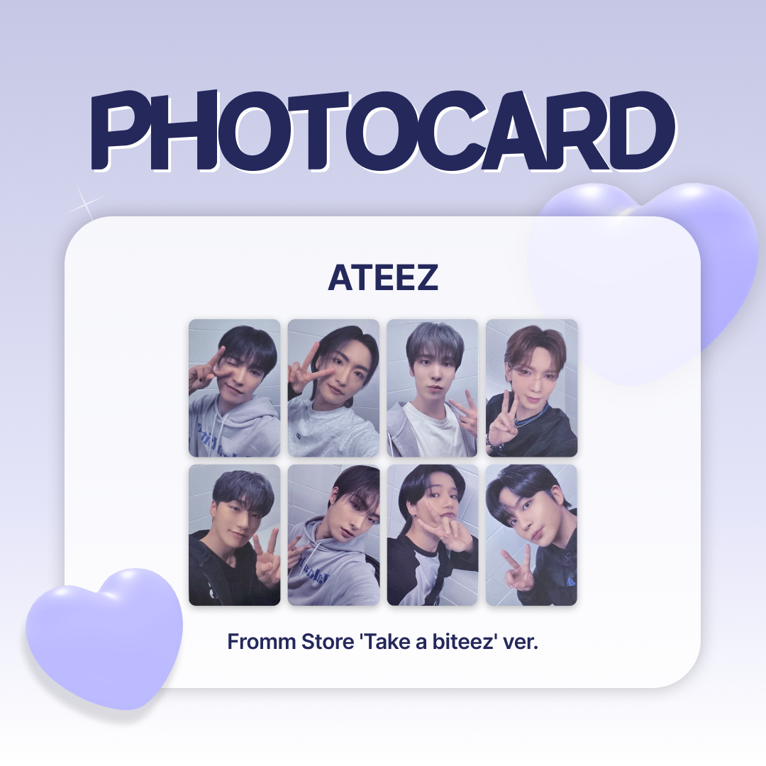 ATEEZ - Fromm Store Official Merch (Take a biteez ver.) K-pop ATEEZ - Fromm Store Official Merch (Take a biteez ver.) K-pop