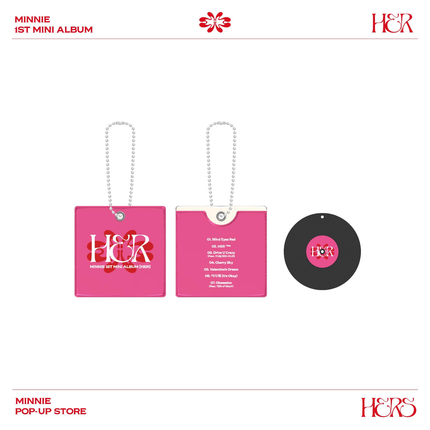 [POB] MINNIE ((G)I-DLE) - MINI LP KEY RING / POP-UP STORE [HERS] MD