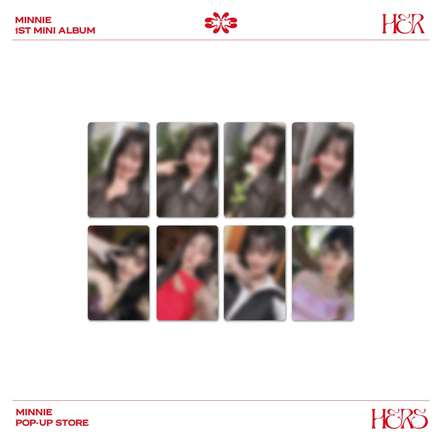 [POB] MINNIE ((G)I-DLE) - PHOTOCARD SET / POP-UP STORE [HERS] MD