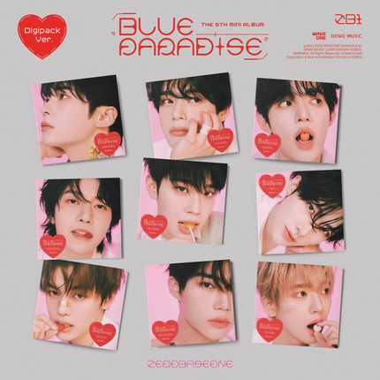 [Pre-order] ZEROBASEONE - BLUE PARADISE / 5TH MINI ALBUM (Digipack ver.) *Cover Select