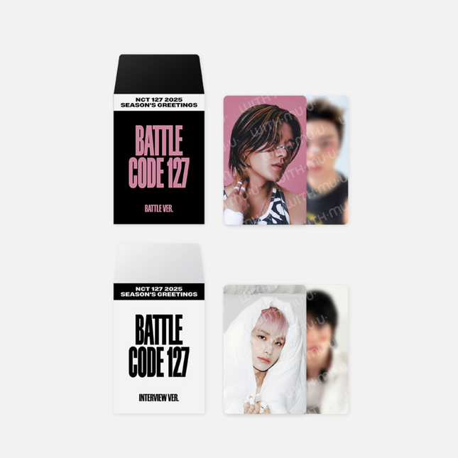 [Pre-order] NCT 127 - RANDOM TRADING CARD SET / 2025 SM ARTIST SEASON’S GREETINGS OFFICIAL MD