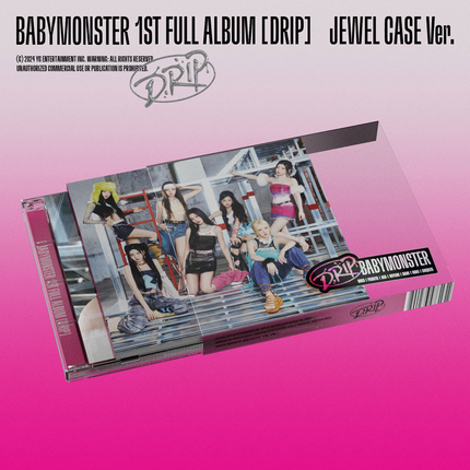 [Pre-order] BABYMONSTER - DRIP / 1st FULL ALBUM (JEWEL CASE Ver.)