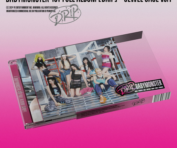 BABYMONSTER - DRIP 1st FULL ALBUM (JEWEL CASE Ver.) K-pop Album