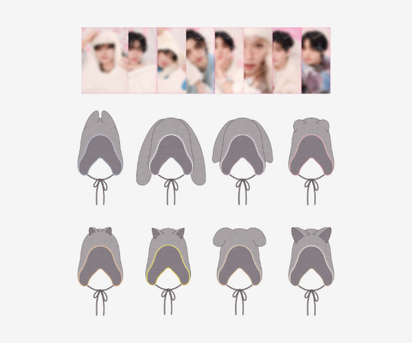 Stray Kids - BEANIE [SKZ 5'CLOCK] OFFICIAL MERCH K-pop Album | SOOJIB