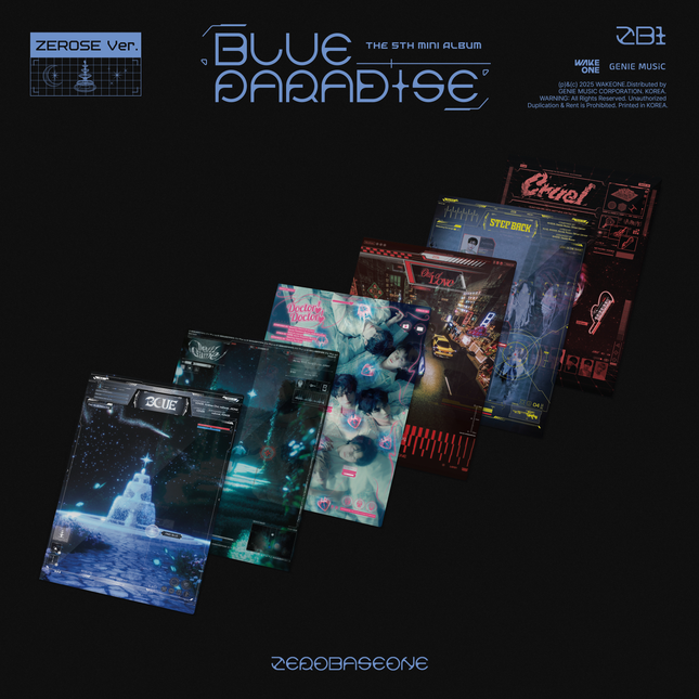 [POB] ZEROBASEONE - BLUE PARADISE / 5TH MINI ALBUM (ZEROSE ver.)