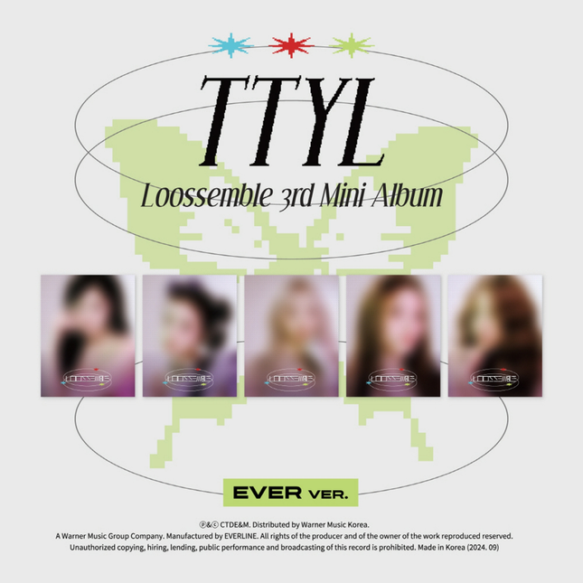 [POB] Loossemble - TTYL / 3rd Mini Album (EVER MUSIC ALBUM ver.)