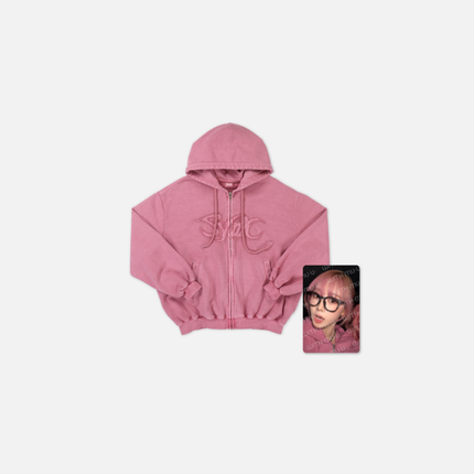 [Pre-order] aespa - PINK HOODIE ZIP-UP SET / SYNK：PARALLEL LINE－ENCORE OFFICIAL MD