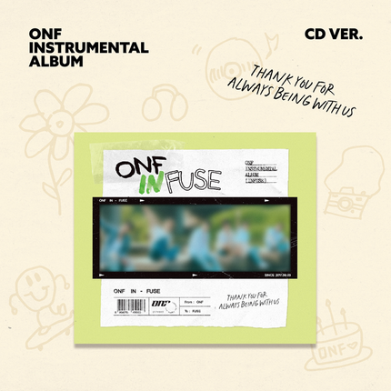 [POB] ONF - INFUSE / ONF INSTRUMENTAL ALBUM (CD ver.)