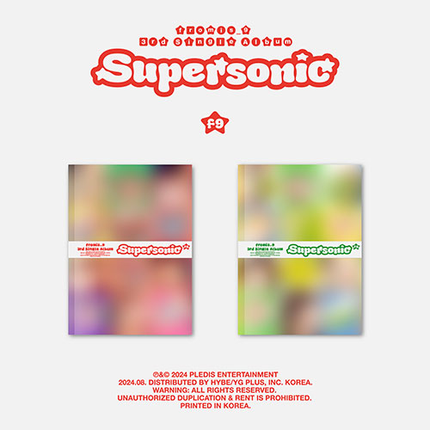 [POB] fromis_9 - Supersonic / 3rd Single Album (HEAT ver. / JUICY ver.) (2EA 1 SET)