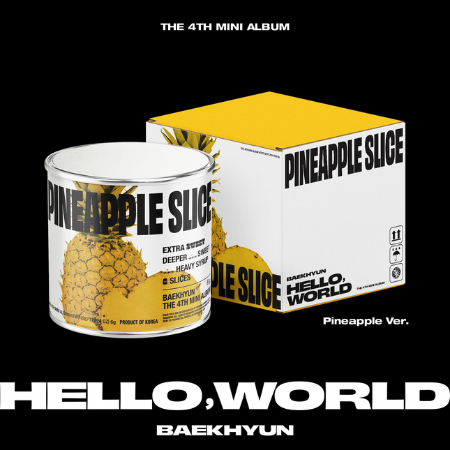 [Pre-order] BAEKHYUN - Hello, World / The 4th Mini Album (Pineapple Ver.)