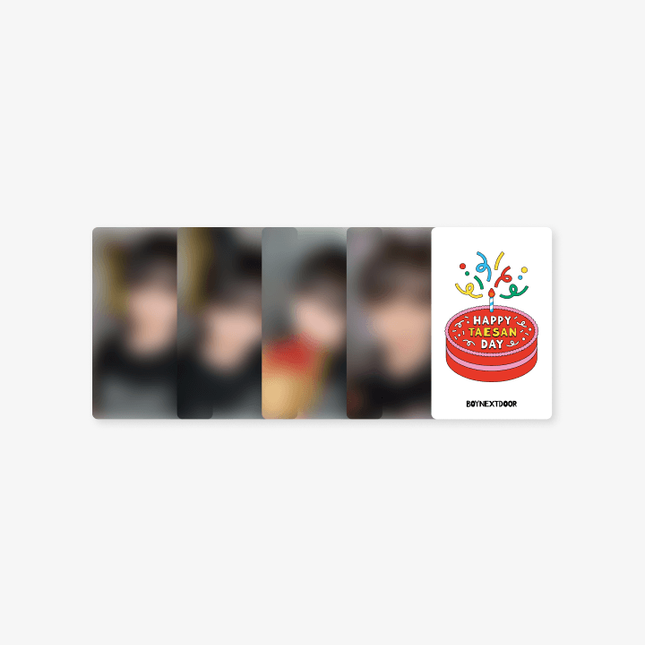 [Pre-order] BOYNEXTDOOR - PHOTO CARD SET / HAPPY TAESAN DAY